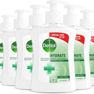 Dettol Soothe Antibacterial Hand Wash Soap (6 Pack)