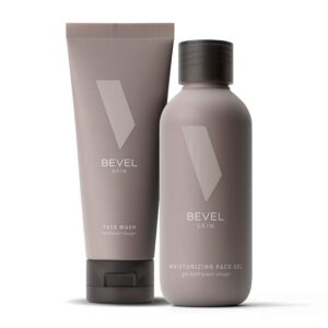 Bevel Face Gel & Face Wash Bundle - Includes Face Moisturizer