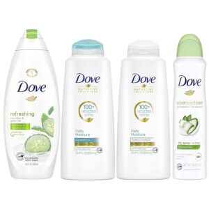 Dove Hair and Skin Care Regimen Pack